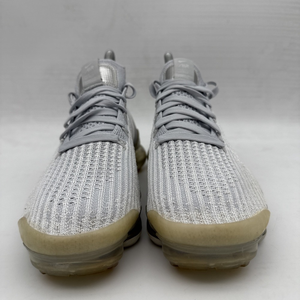 Nike Women's US 7.5 Air Vapormax Flyknit 3 AJ6910-100 White Pure Platinum Shoes - Picture 7 of 16